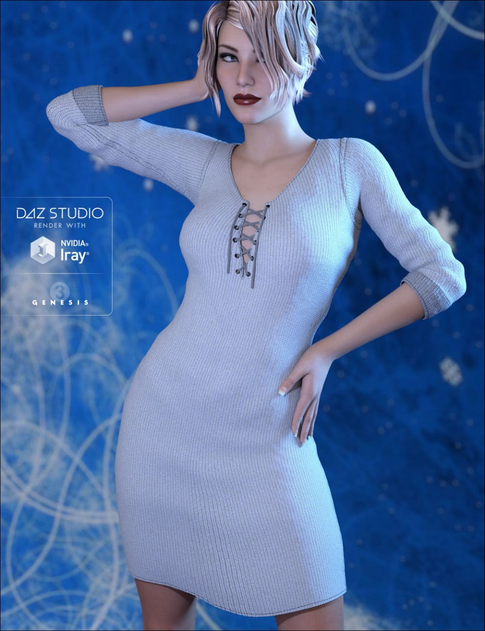 Wicked Knit Dress For Genesis Female S Freebies Daz D