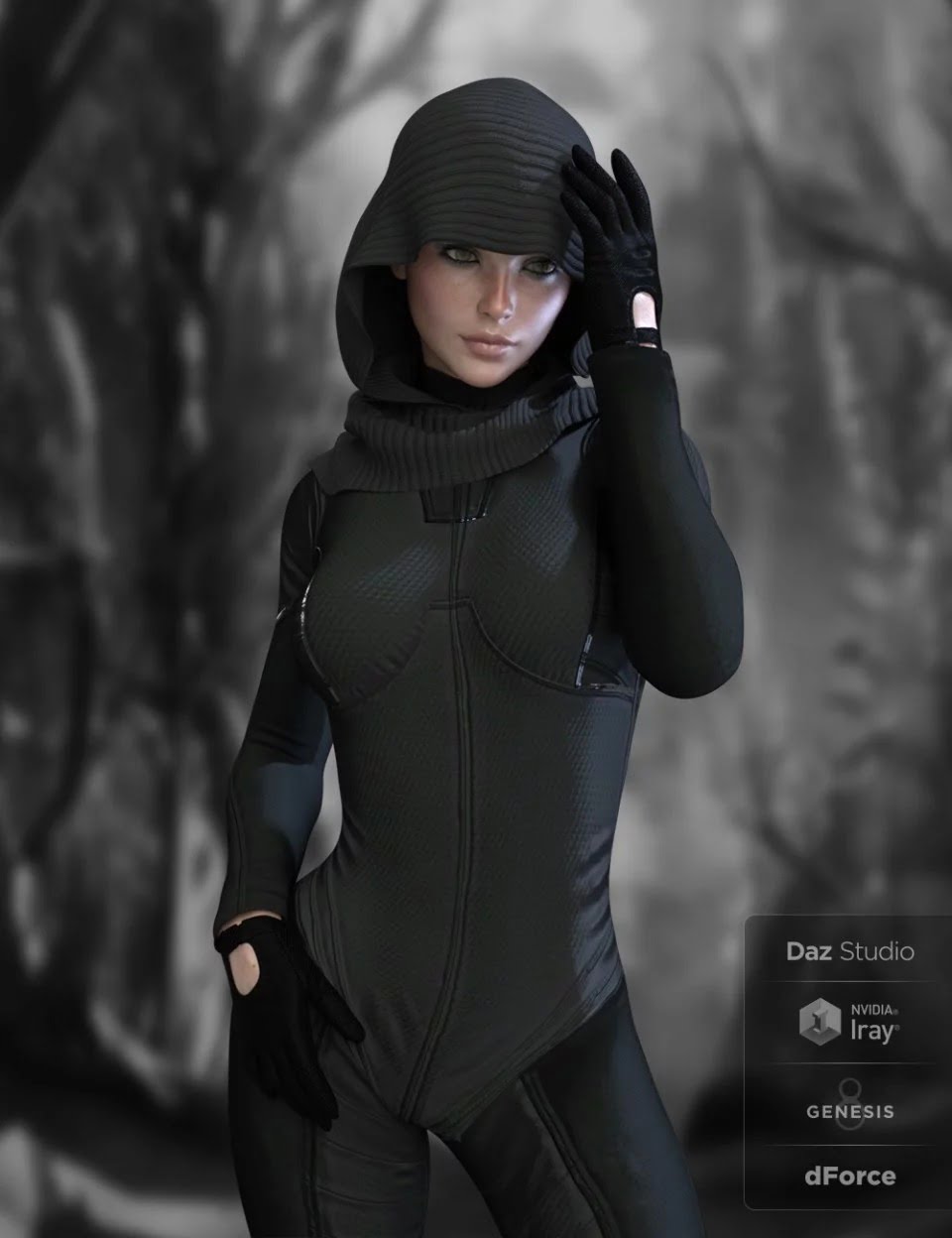 X Fashion Tactical Outfit For Genesis 8 Female S 3d Stuff Community