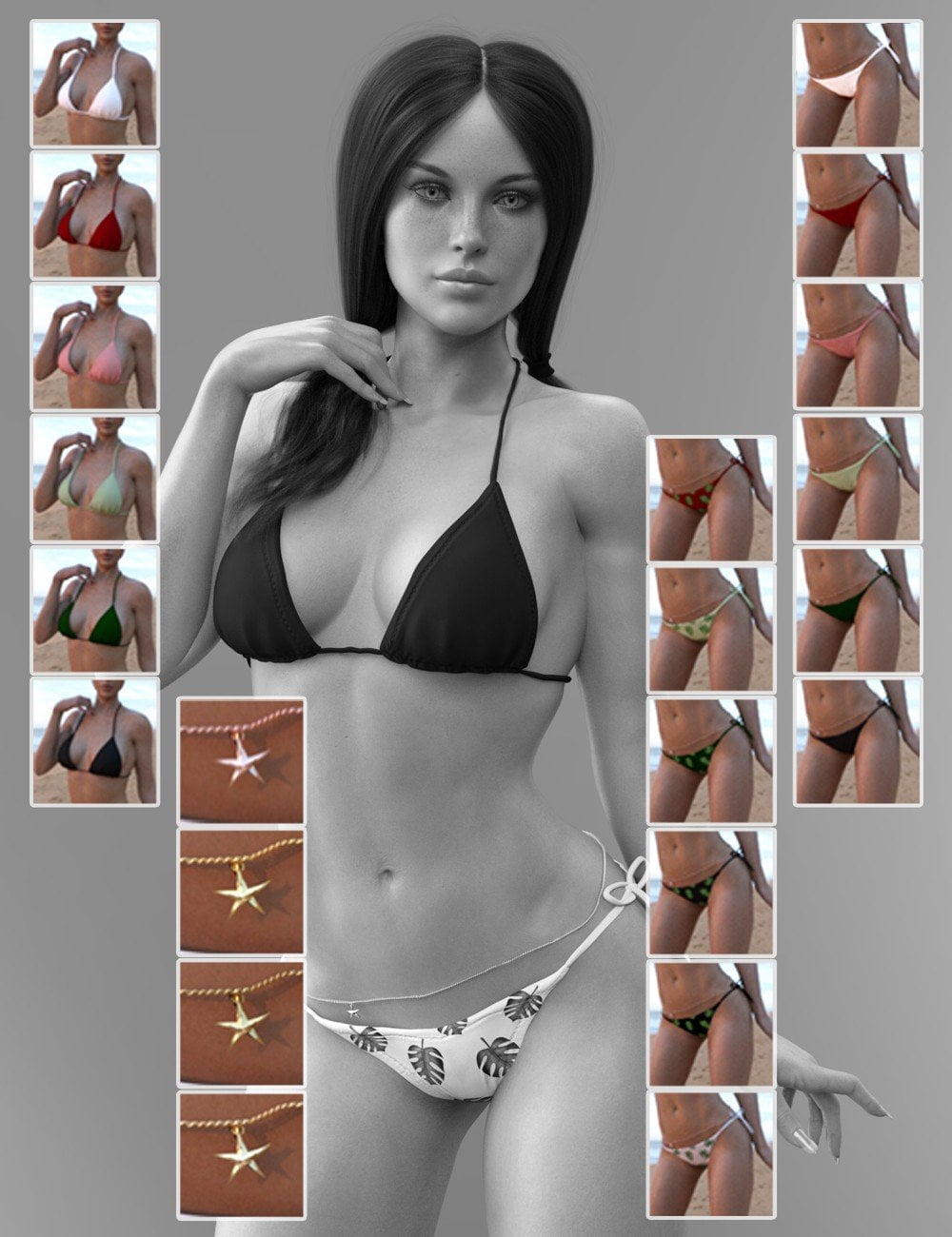 X Fashion Trendy Simple Bikini For Genesis 8 Female S Freebies Daz 3D