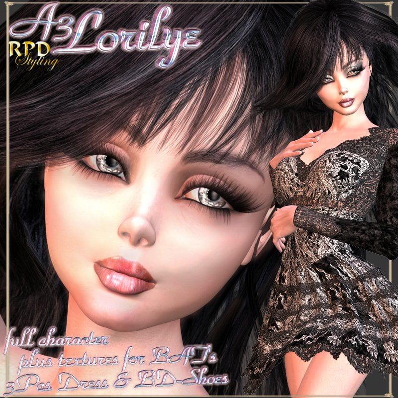 A3 Lorilye character + addons for BAT's 3PCS n' BD-Shoes