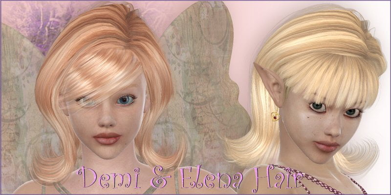 Demi & Elena Hair