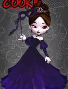 Goth Gown for Cookie