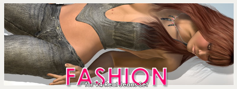 ?Fashion? Textures for V4 Real Jeans Set by billy-t