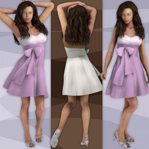 Sexy Elegant Dress for V4 (Poser)