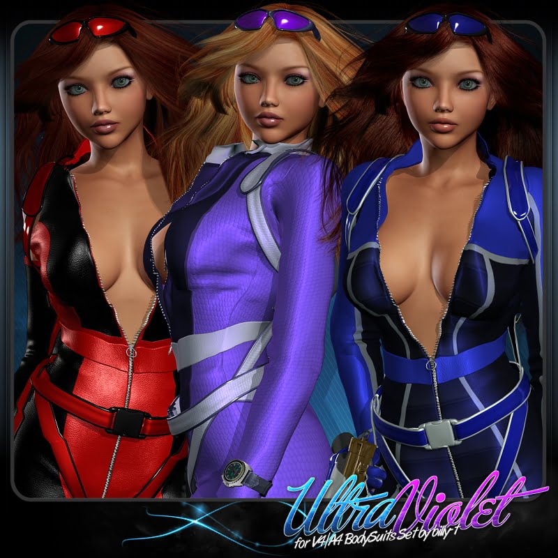 UltraViolet for V4A4 BodySuits Set