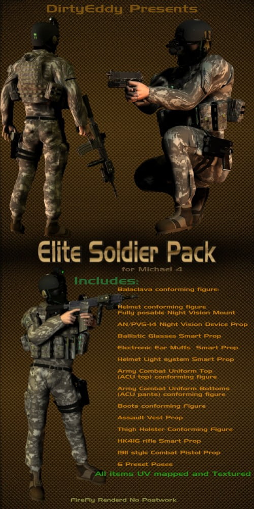 DirtyEddys Elite Soldier Pack