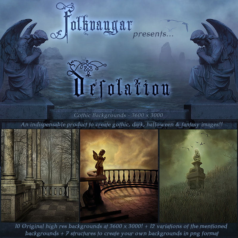 Desolation – Gothic Backgrounds by Folkvangar –