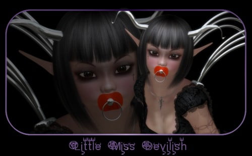 Little Miss Devilish For A4