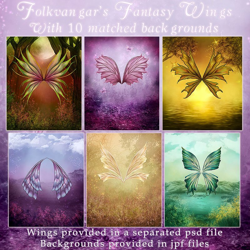 Folkvangar's Fantasy Wings vol 3