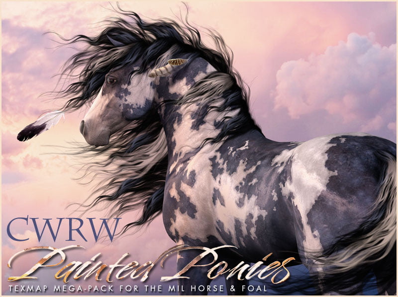 CWRW Painted Ponies TexMap MegaPack