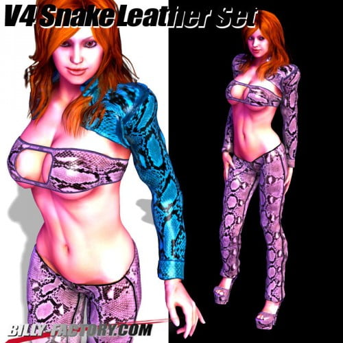 V4 Snake Leather Set