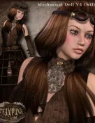 SteamPunk: Mechanical Doll Outfit