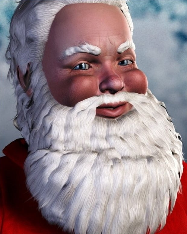 Santa Hair and Beard