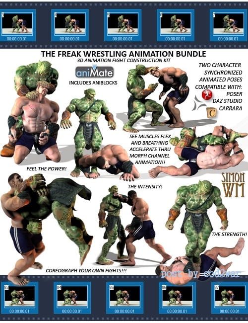 The Freak Wrestling Animation Bundle