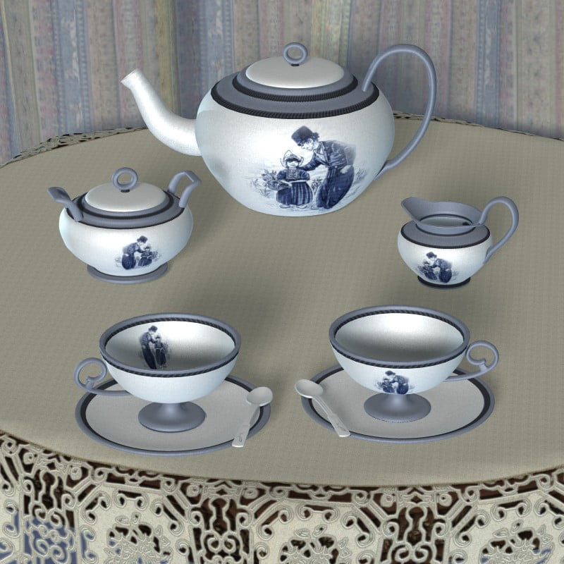 Collectibles: Tea Set Designs 1