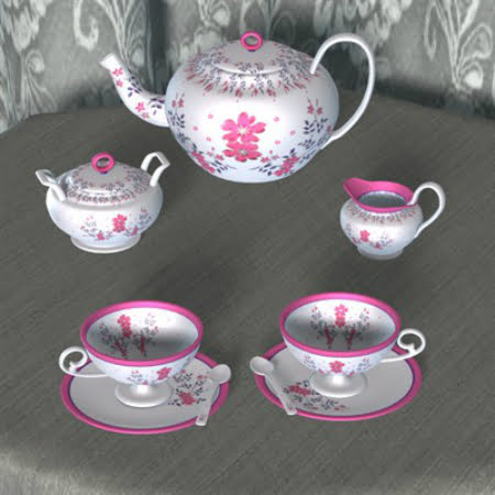Collectibles: Tea Set Designs 1