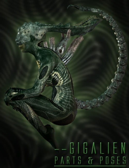 Gigalien Parts and Poses