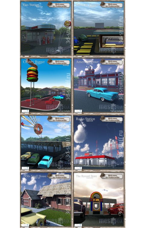 Fedoraville Buildings Volume 1