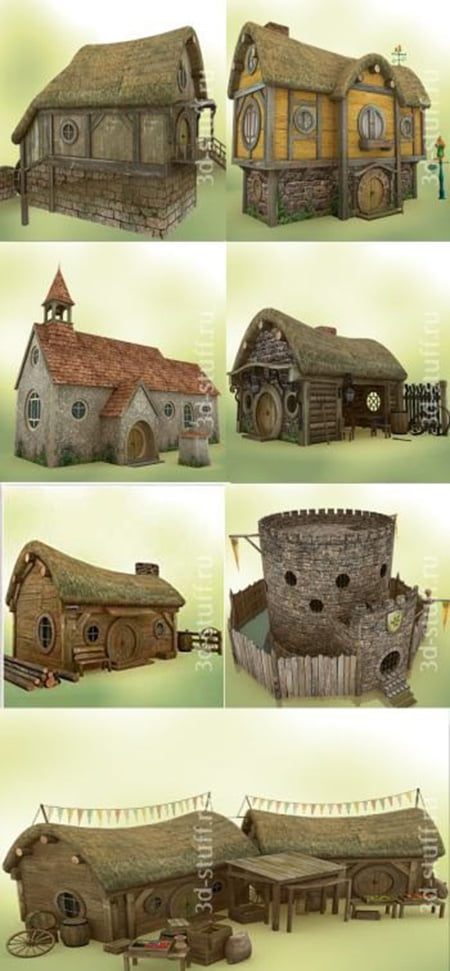 Halfling Village Volume 1