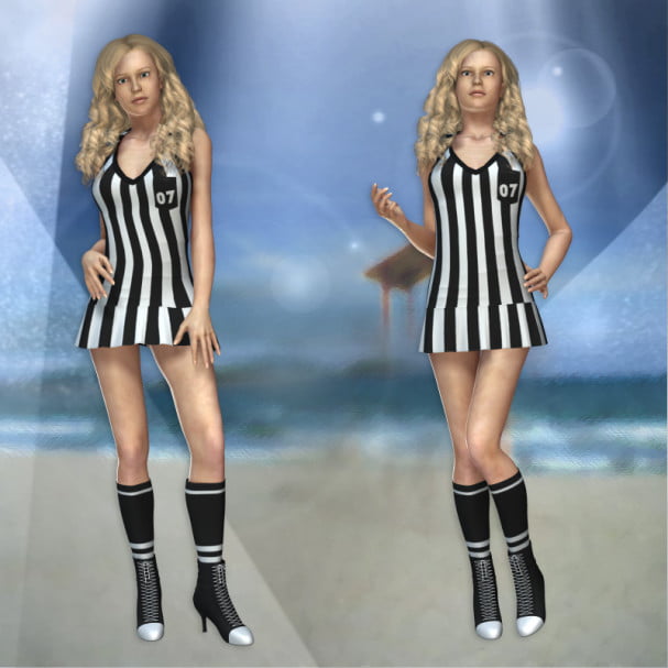 Referee Costume for V4 (Poser)