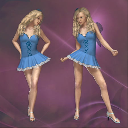 Peri Costume for V4 (Poser)