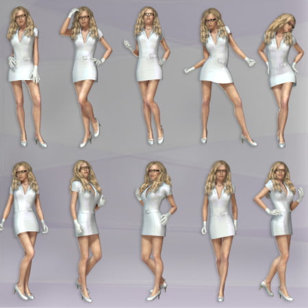 Doctor Costume for V4 (Poser)