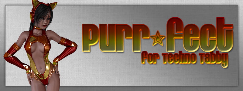 "Purr-fect" for Techno Tabby