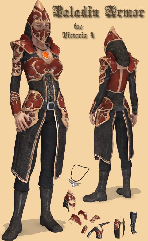 Paladin Armor for Vicky 4