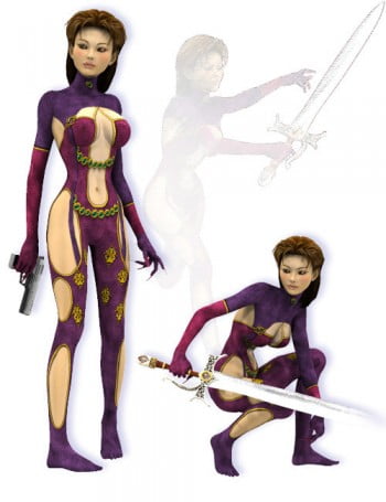 Aikiyu Warrior Poses for Aiko 3.0