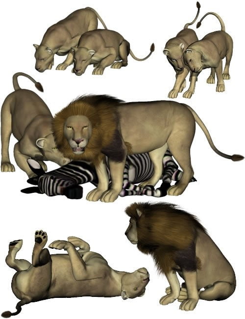 Digiport's Mil Big Cat Pride Poses