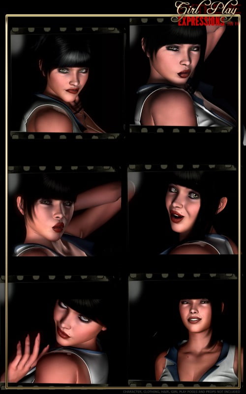 Girl Play Expressions for V4