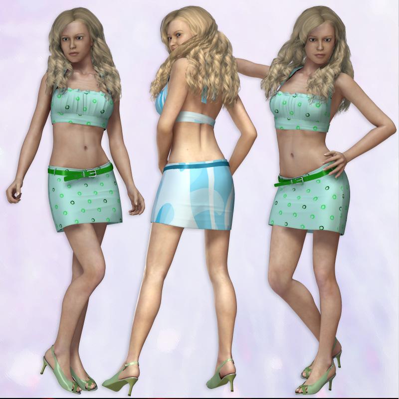 Journey Dress for V4(Poser)
