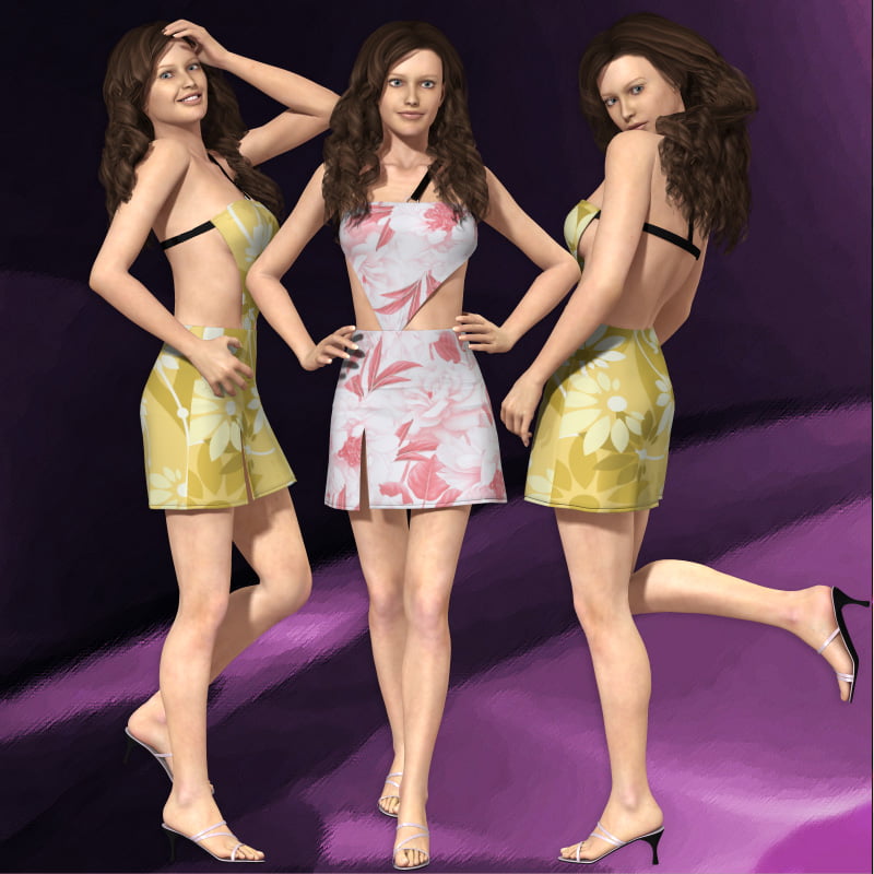 Labyrinthian Dress for V4(Poser)