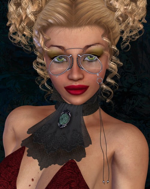 Pd-Pince-Nez Glasses