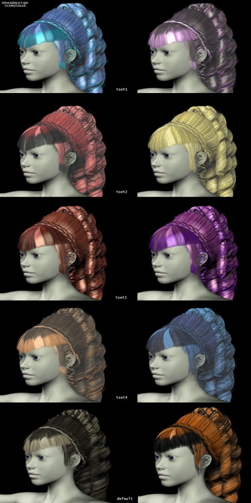 MST Velvet Hair Textures
