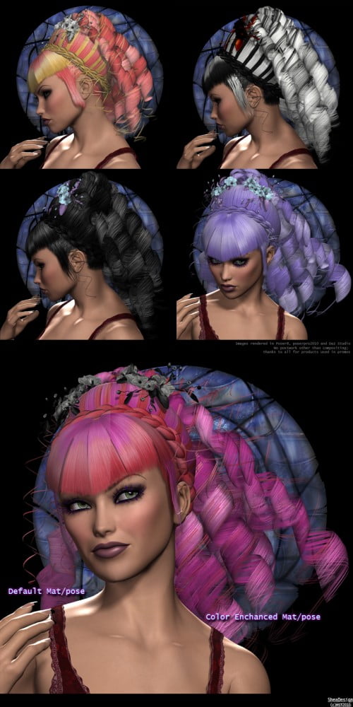 MST "Synthetic" Velvet Hair Textures
