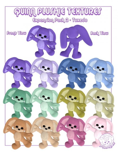 Quinn Expansion Pack 2 - Tuxedo Felt Textures