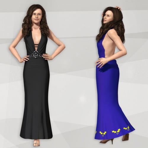 Bewitch Sight Dress for V4(Poser)