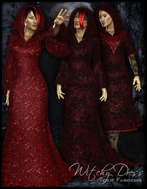 Foxie Fashions 1 for Witchy Dress
