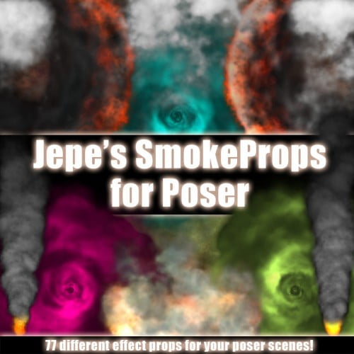 Jepes Smoke Props For Poser