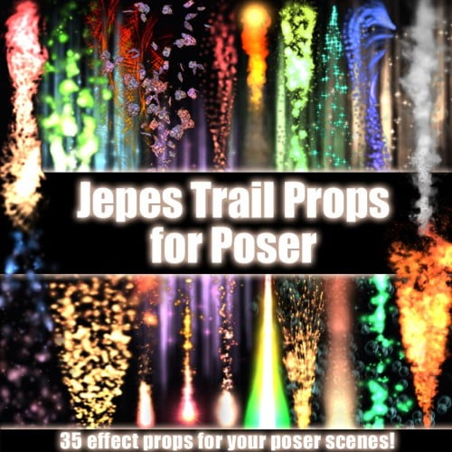 Jepes TrailProps For Poser