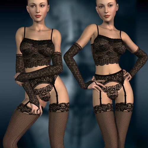 Lace Lingerie Set for Aiko 3.0
