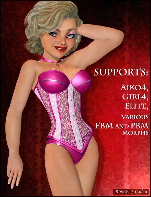 LaciLuv the Corset Beauty for Victoria 4.2