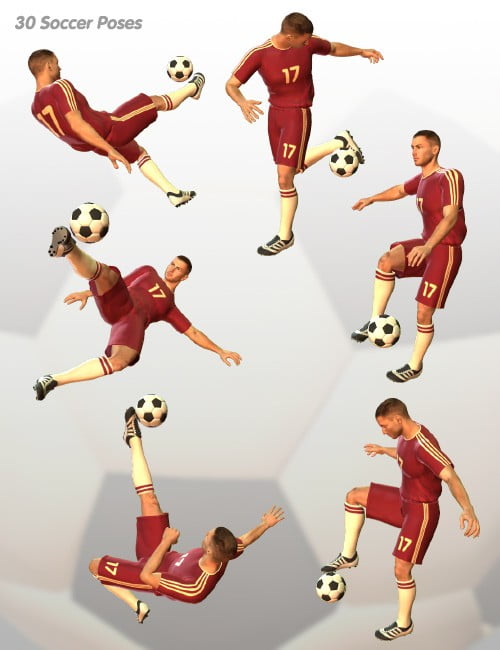 Soccer Poses Pack