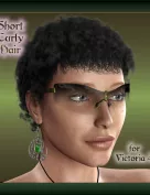 V4 Short Curly Hair