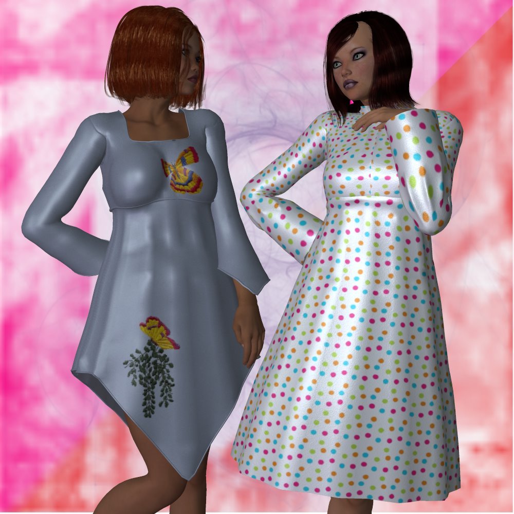 Maria Dress and Carla Dress for V4-S4-Elite-A4-G4-Alice