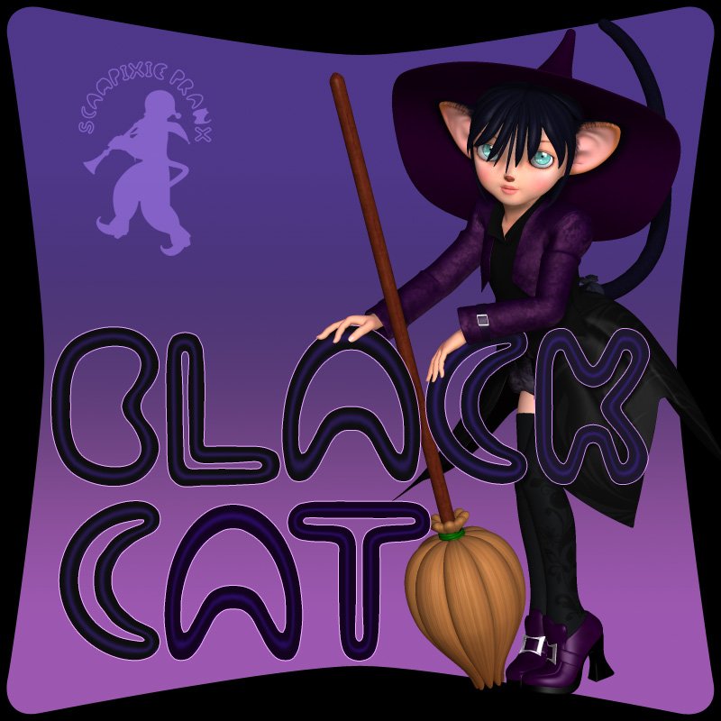 BLACK CAT for Scampixie Pranx
