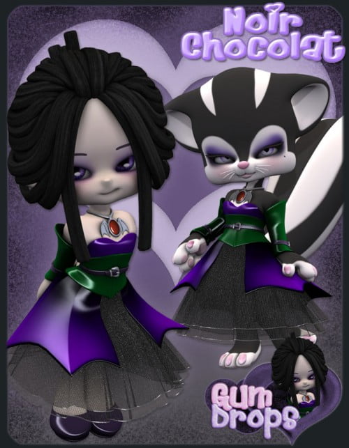 Gumdrops: Noir Chocolat