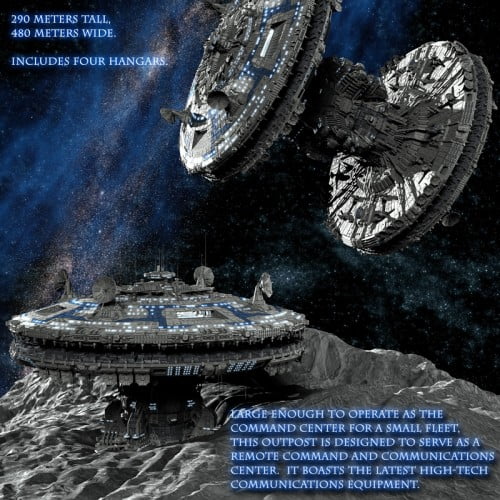 Allied Fleets Outpost OBJ Format