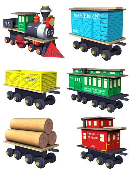 Wooden Toy Train